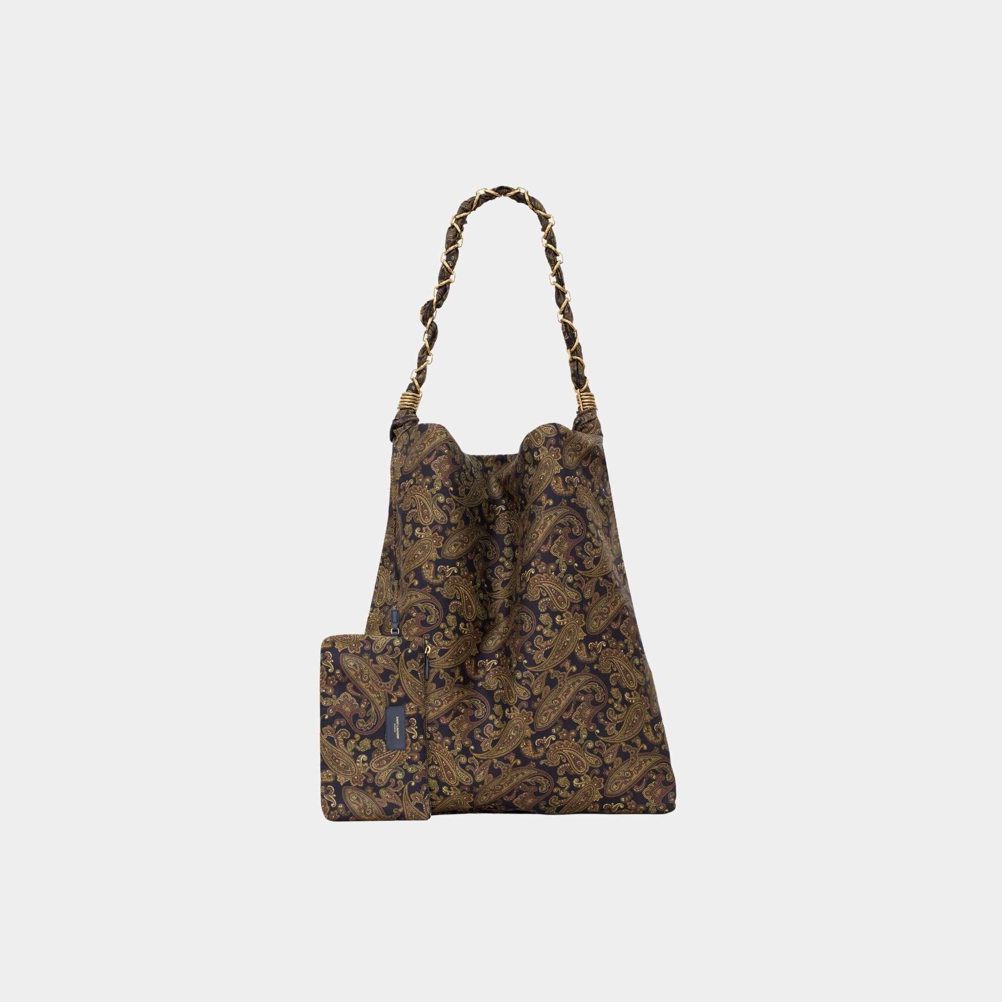 Amalia Silk Twill with CASSANDRE Jewelry Chain