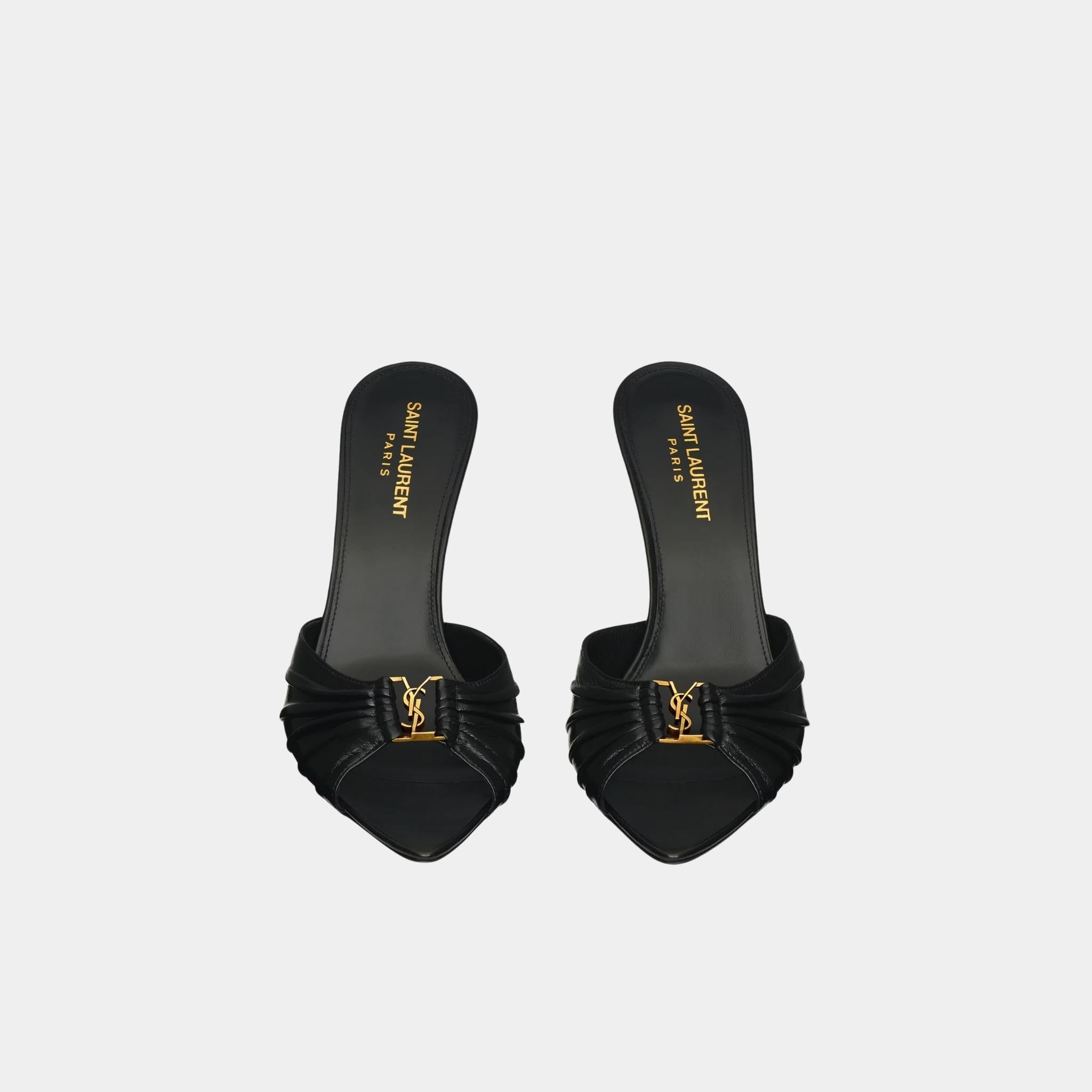 Babylone Mules In Smooth Lambskin Leather