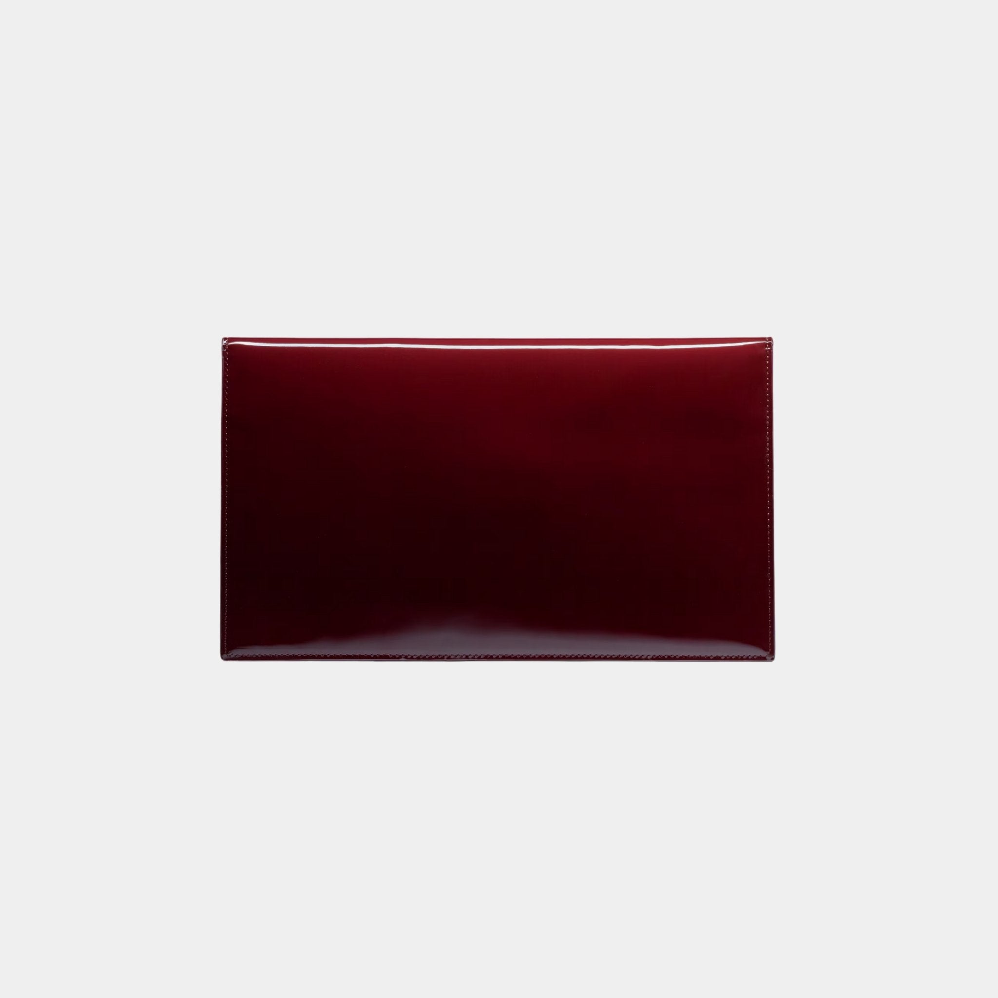 Uptown Pouch Patent Leather With Canvas Lining
