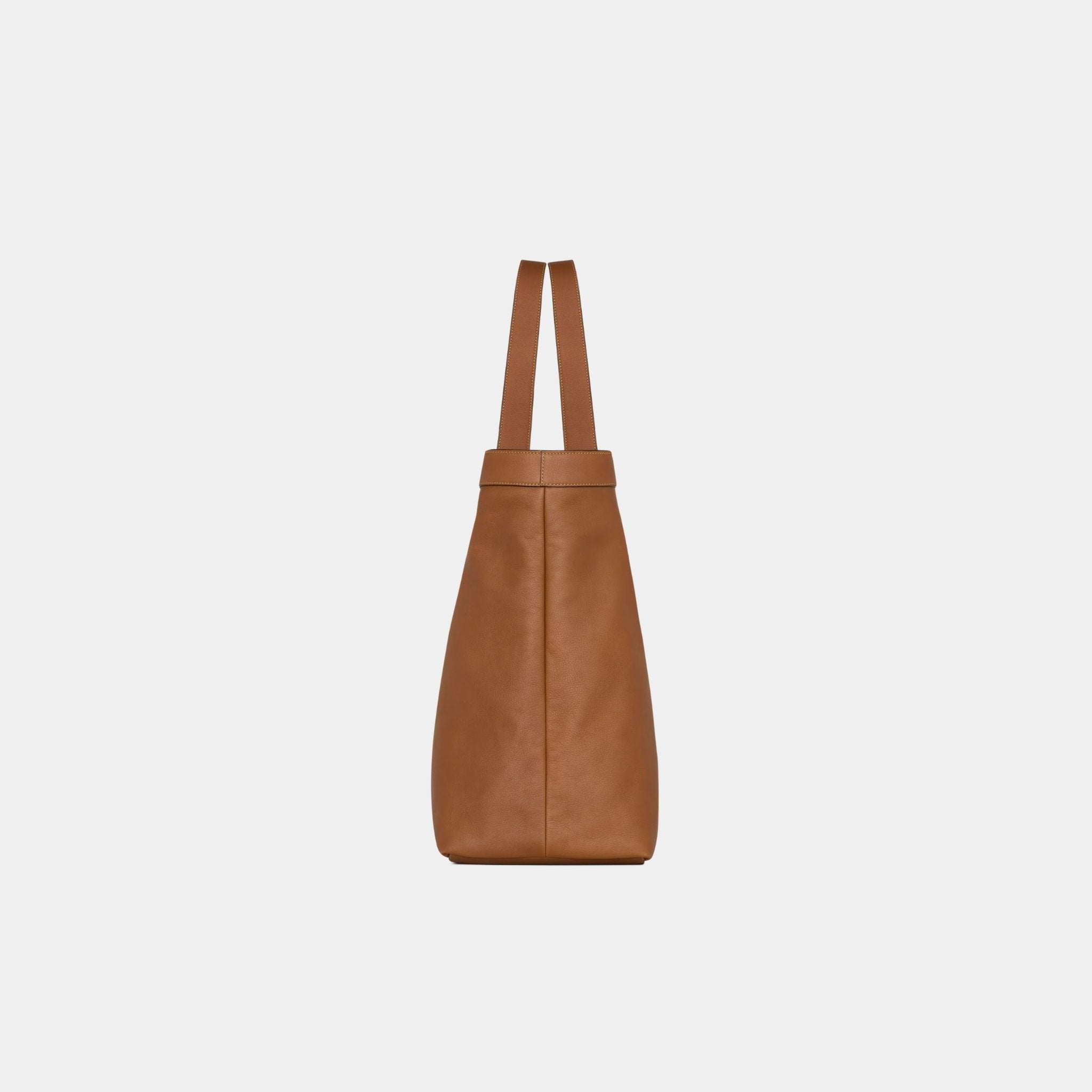 Y Tote In Leather With Tonal Suede Lining
