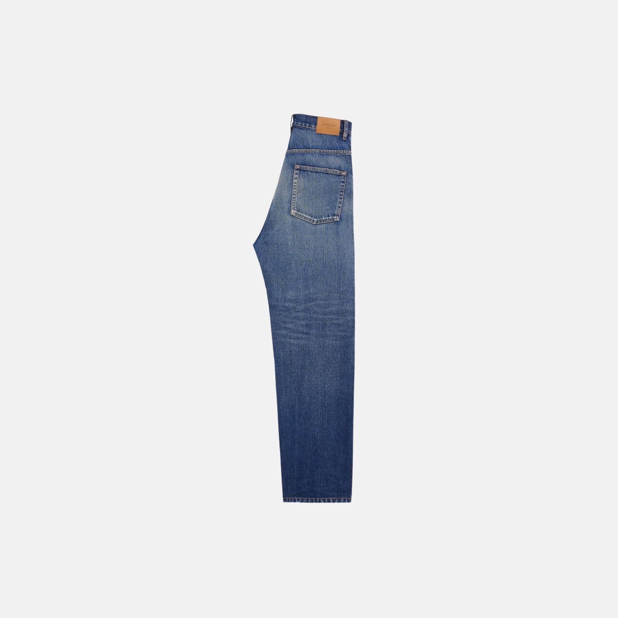 High Rise Jeans In Heritage Vintage Blue Denim