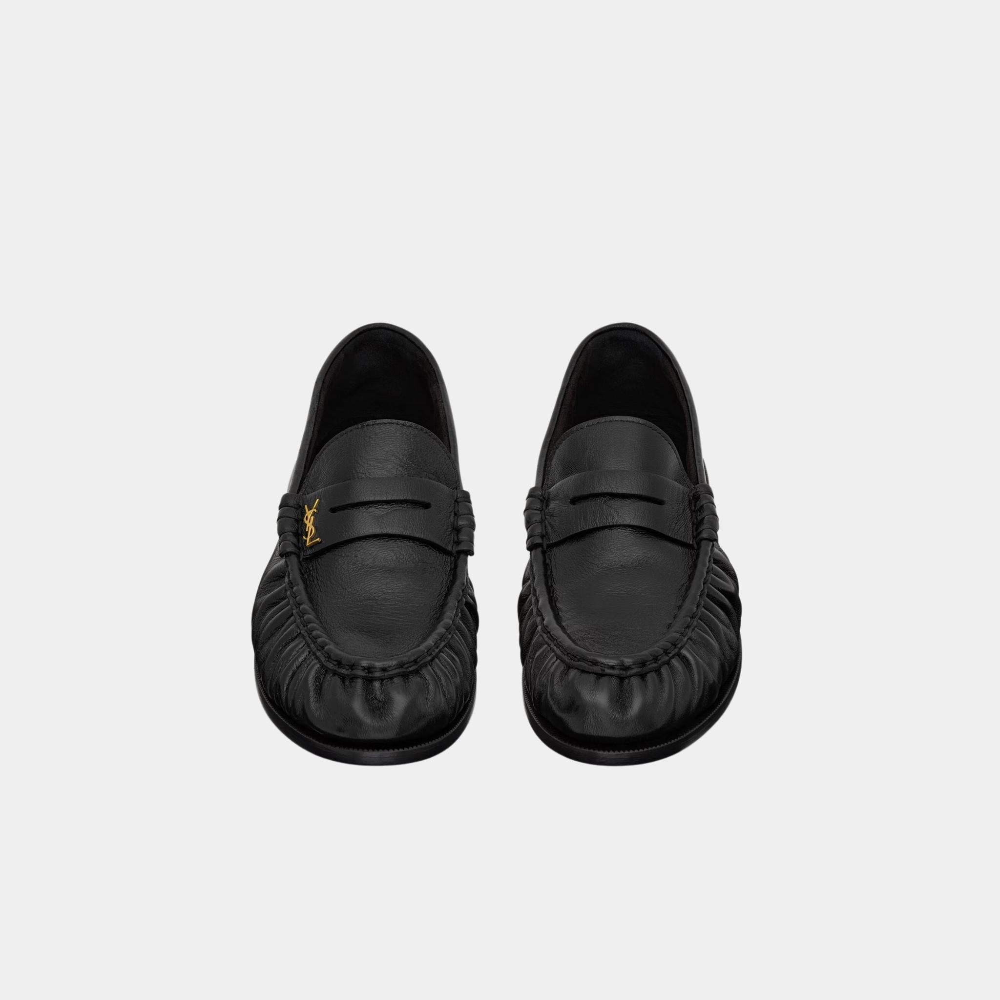 Le Loafer Supple in Black Shiny Leather
