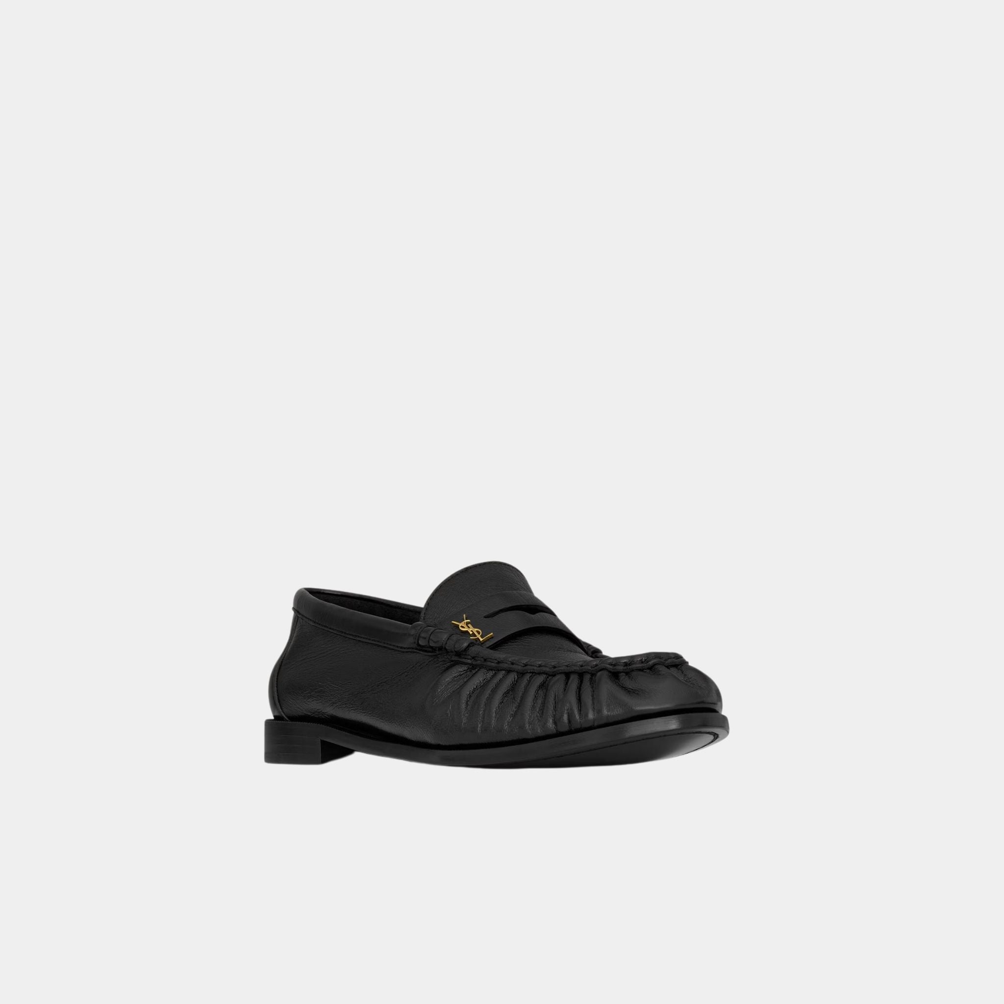 Le Loafer Supple in Black Shiny Leather