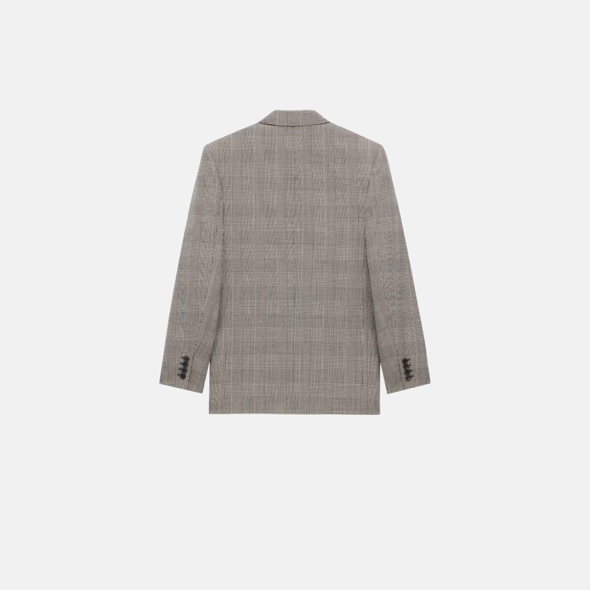 Yves Jacket In Prince Of Wales Wool