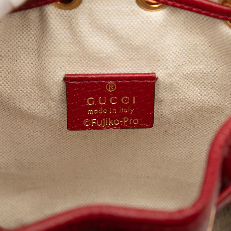 Gucci Doraemon Micro GG Supreme PVC Bucket Bag