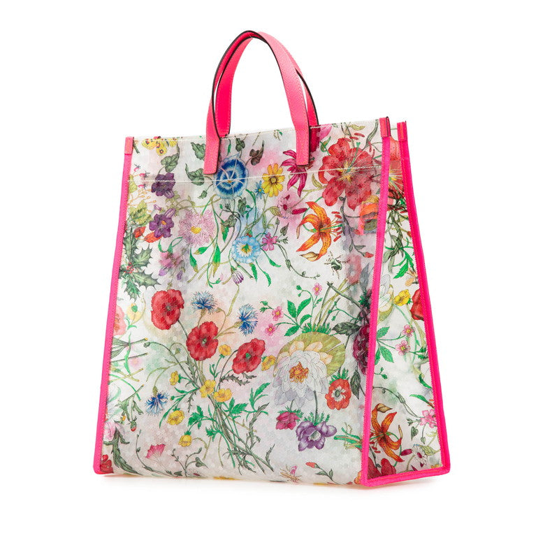 Gucci Flora Textured Leather Handbag