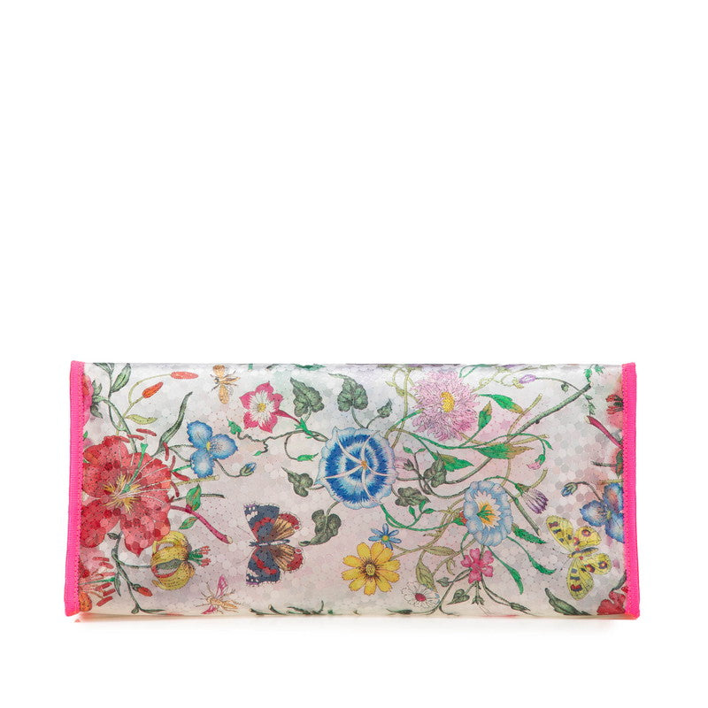 Gucci Flora Textured Leather Handbag